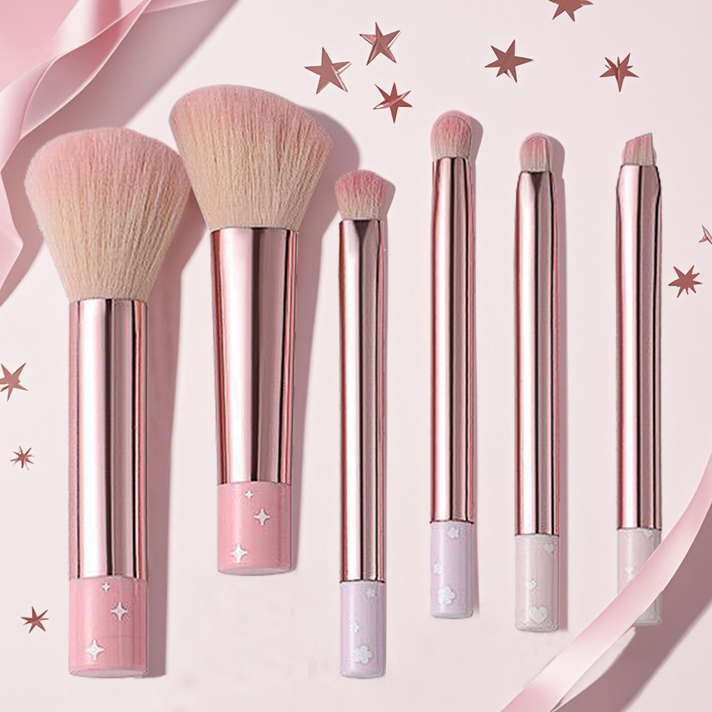 01 Makeup Brush Set-soft polyester fiber bristles, perfect makeup, non-sensitizing bristles, suitable for all skin types - Image 1