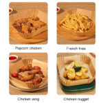 100PCS Non-stick air fryer pad - Oil-resistant and heat-resistant, a must-have kitchen item - Image 8