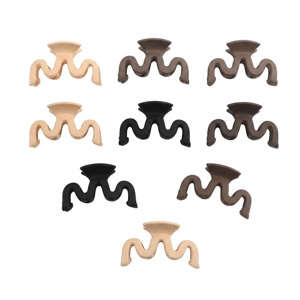 1 8PCS Matte wave hairpin - Image 1