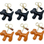 1PCS Cartoon dog pendant, suitable for hanging on bags, car keychains or used as a decorative pendant. - Image 2