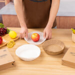 100PCS Non-stick air fryer pad - Oil-resistant and heat-resistant, a must-have kitchen item - Image 2