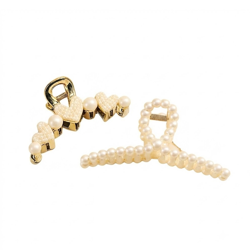 2 2PCS Elegant Large Pearl Hairpiece - Image 1