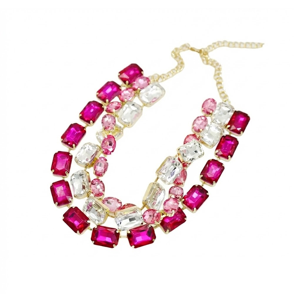 2 Boho Rhinestone Jewelry Set - Image 1