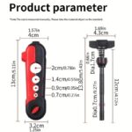 4PCS Luya pole hook hanger wire shaft Winder set, suitable for Luya fishing friends fast online, fishing line finishing after fishing, outdoor fishing portable storage efficient fishing gear auxiliary tools - Image 6