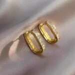 1PCS Retro rectangular ear ring - Image 4