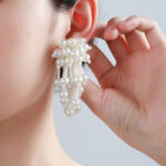 1PCS Pearl tassel earrings - Image 4