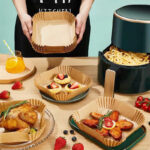 100PCS Non-stick air fryer pad - Oil-resistant and heat-resistant, a must-have kitchen item - Image 3