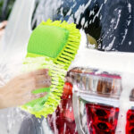 1PCS Ultra-absorbent microfiber sponge for car washing, scratch-free, suitable for cars, trucks, and motorcycles - Image 3