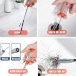 1PCS Flexible grasping claw tool - Quadrilateral pipe cleaning tool - Image 5