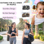 400PCS Sweet multi-functional towel ring, hair band, multi-functional headpiece, women's styling hair accessory, fashionable and simple hair string accessory, a gift for her - Image 10