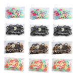 400PCS Sweet multi-functional towel ring, hair band, multi-functional headpiece, women's styling hair accessory, fashionable and simple hair string accessory, a gift for her - Image 9
