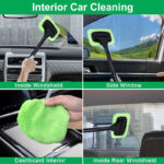 1PCS Multi-scenario cleaning brush - suitable for car interiors, home gaps. Made of green plush fabric with strong adhesion. Long handle can reach hard-to-reach areas. One brush can handle multiple cleaning scenarios. Practical and efficient! - Image 5