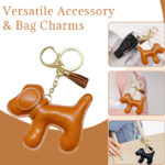 1PCS Cartoon dog pendant, suitable for hanging on bags, car keychains or used as a decorative pendant.