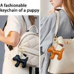 1PCS Cartoon dog pendant, suitable for hanging on bags, car keychains or used as a decorative pendant. - Image 3