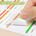 100PCS Removable waterproof label stickers, designed for frozen food - highly suitable for organizing addresses, offices and households, storage boxes, moving, folders - Image 3