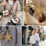 1PCS Star knot key chain personalized dual-element design simple advanced package hanging/key dual-use niche all-match accessories gift-giving best choice - Image 2