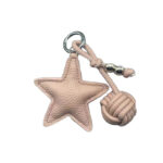 1PCS Star knot key chain personalized dual-element design simple advanced package hanging/key dual-use niche all-match accessories gift-giving best choice
