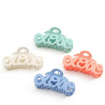 Love letter claw clip for thick hair styling