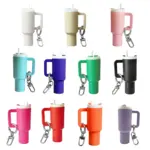 Mini Cup Lipstick Storage Keychain Pendant