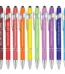 Set of 10 colorful retractable ballpoint pens printed with humorous workplace sarcastic quotes for office daily writing and gifting