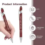 A set of 10 multi-color inspirational ballpoint pens in various colors - Image 8