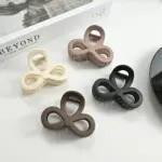 4PCS Bow Decor Thick Shark Hair Claw Clips - Image 2