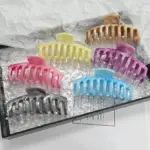 6 Marble Texture Large Shark Hair Clips - Image 3