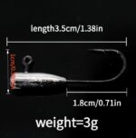 1PCS Fishing set: 3D eye hook imitation squid pipe hook spiral T-tail, professional configuration, helps you easily "catch" old hands, start a new fishing experience - Image 5