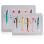 1PCS Simulation silicone Soft Bait: soft material Realistic Fish body design, specializing in big fish, fish lure tool