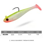 1PCS Simulation silicone Soft Bait: soft material Realistic Fish body design, specializing in big fish, fish lure tool - Image 6