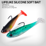 1PCS Simulation silicone Soft Bait: soft material Realistic Fish body design, specializing in big fish, fish lure tool - Image 11