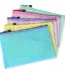 Multi-color waterproof mesh zipper pouches for school office travel supplies classification storage