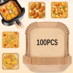 100PCS Non-stick air fryer pad - Oil-resistant and heat-resistant, a must-have kitchen item
