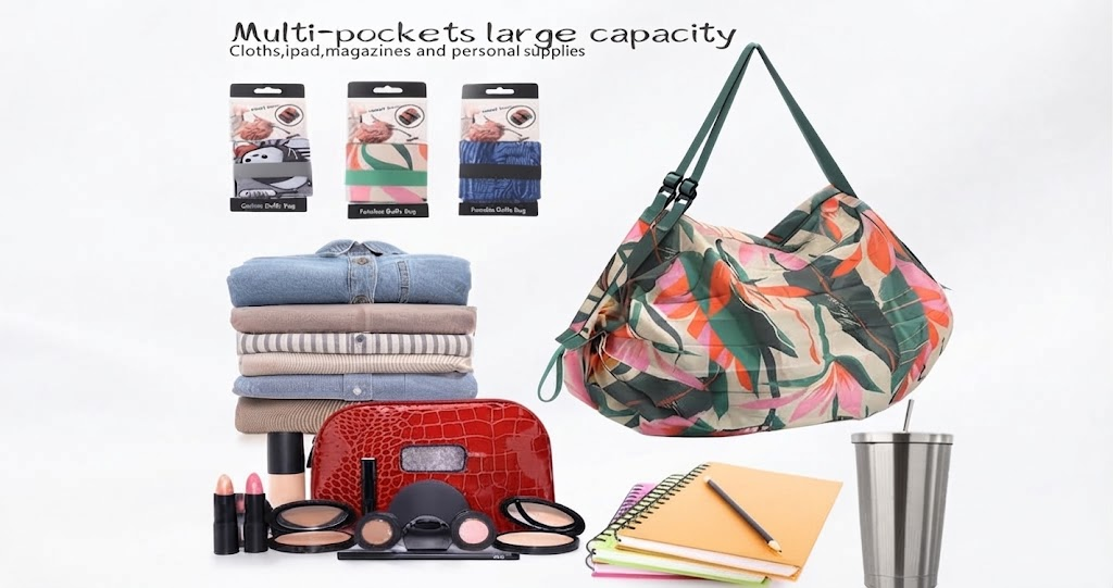 Various aesthetic patterns of the foldable large shopping bag