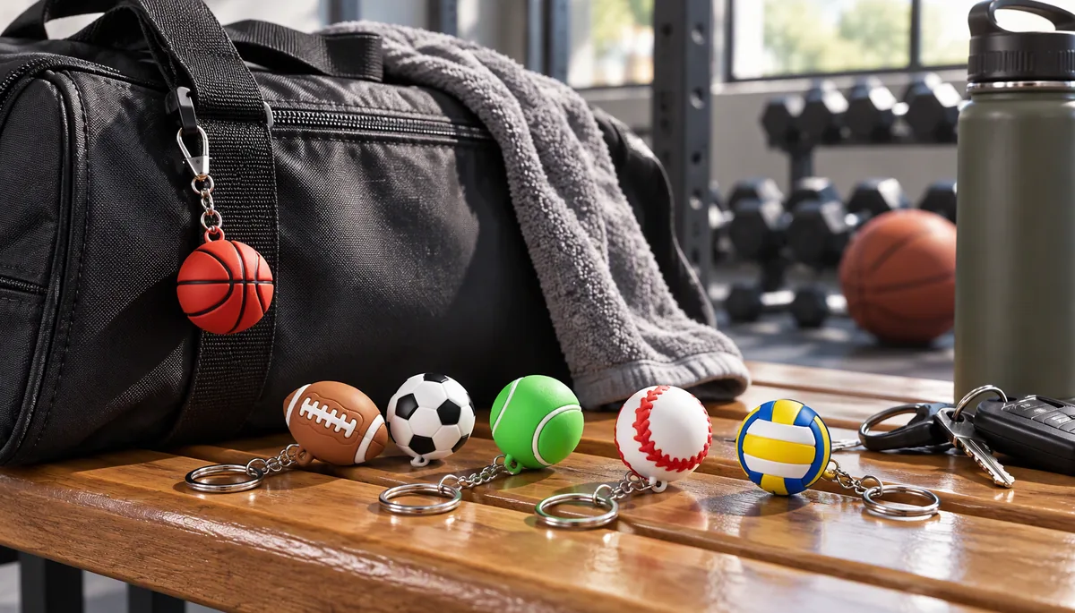 multi sport keychain set