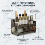 Multifunctional Kitchen Spice Rack with Knife Holder - Image 5
