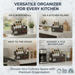 Multifunctional Kitchen Spice Rack with Knife Holder - Image 6