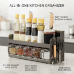 Seasoning Holder with Knife Slot & Tool Hooks - Image 6