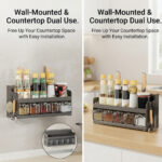 Seasoning Holder with Knife Slot & Tool Hooks - Image 5