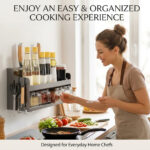 Seasoning Holder with Knife Slot & Tool Hooks - Image 4