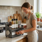Multifunctional Kitchen Spice Rack with Knife Holder - Image 3