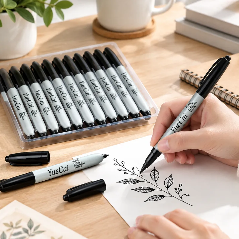 Lifestyle context: What Should You Look for in Black Fine Point Permanent Markers? in everyday use