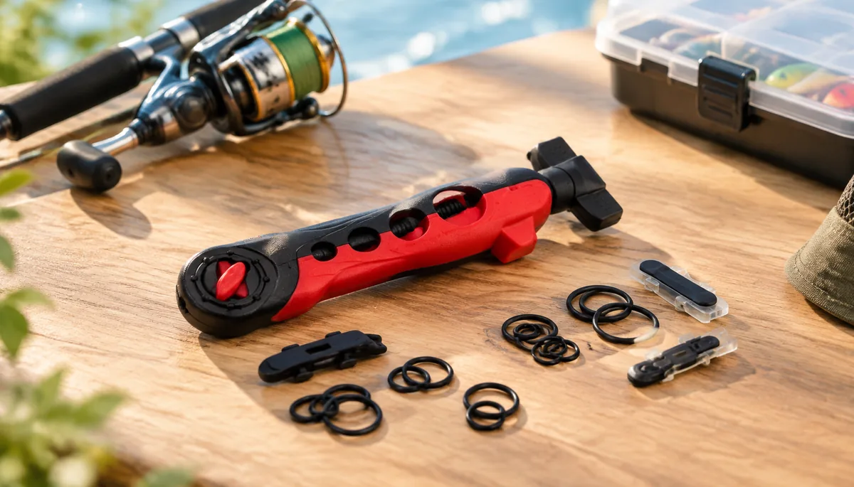 portable fishing reel organizer