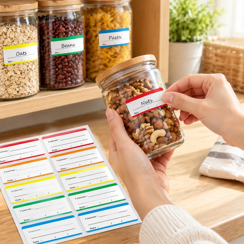 Lifestyle context: What Are the Best Removable Waterproof Labels for Home Organization? in everyday use